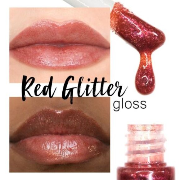 SeneGence Makeup Senegence Lip Gloss Red Glitter Poshmark